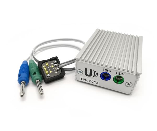 USound's Amalthea and Carme, an amplifier with speaker box for evalution purposes
